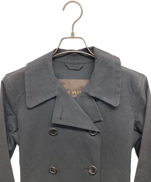 LOUIS VUITTON（ルイ ヴィトン）LOUIS VUITTON (ルイ ヴィトン) ゴム引きコート ブラック サイズ:36の古着・服飾アイテム