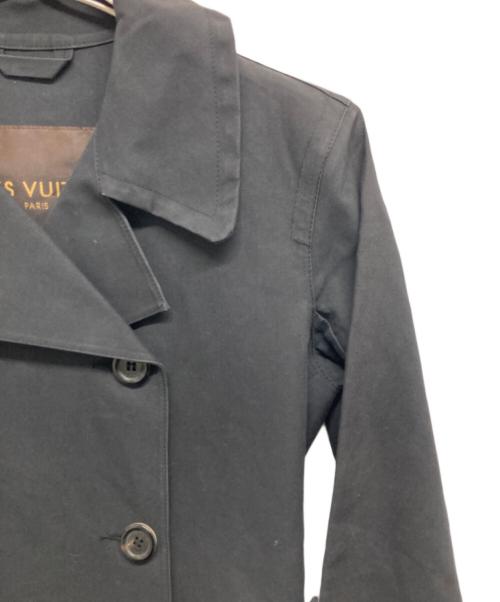 LOUIS VUITTON（ルイ ヴィトン）LOUIS VUITTON (ルイ ヴィトン) ゴム引きコート ブラック サイズ:36の古着・服飾アイテム