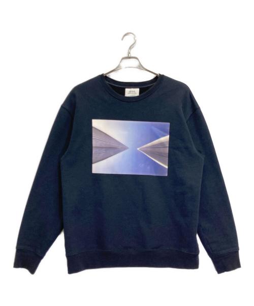 Calvin Klein Jeans（カルバンクラインジーンズ）Calvin Klein Jeans (カルバンクラインジーンズ) グラフィックスウェット ブラック サイズ:Sの古着・服飾アイテム