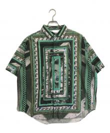 C.E（シーイー）の古着「FRAME SHORT SLEEVE SHIRT」｜グリーン