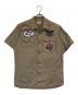 AVIREX（アヴィレックス）の古着「AAF TEAM PATCH SHIRT」｜ベージュ