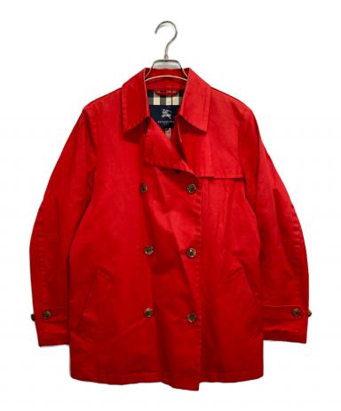 中古・古着通販】BURBERRY (バーバリー) ショートコート レッド サイズ