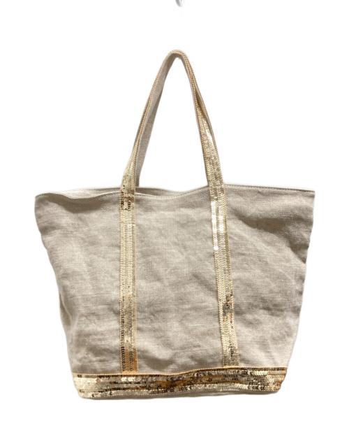 vanessabruno（ヴァネッサブリューノ）vanessabruno (ヴァネッサブリューノ) リネントートバック ベージュの古着・服飾アイテム