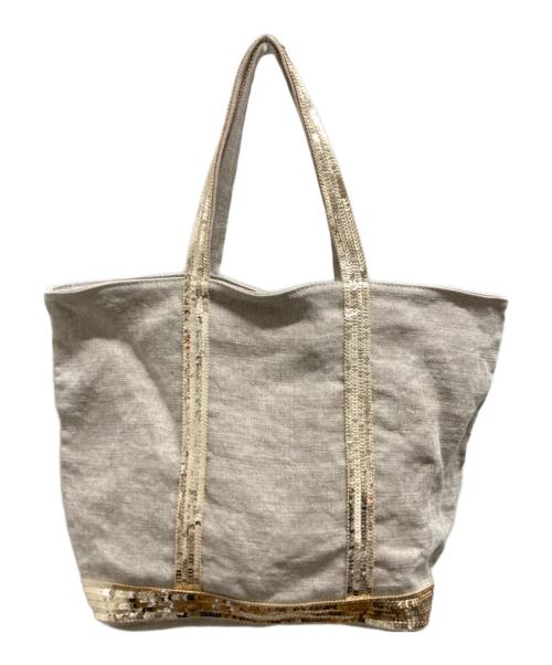 vanessabruno（ヴァネッサブリューノ）vanessabruno (ヴァネッサブリューノ) リネントートバック ベージュの古着・服飾アイテム