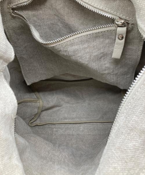 vanessabruno（ヴァネッサブリューノ）vanessabruno (ヴァネッサブリューノ) リネントートバック ベージュの古着・服飾アイテム