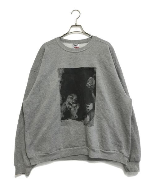 JERZEES（ジャージーズ）JERZEES (ジャージーズ) 両面プリント企業スウェット グレー サイズ:2XLの古着・服飾アイテム