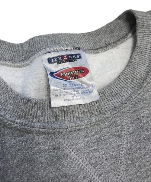 JERZEES（ジャージーズ）JERZEES (ジャージーズ) 両面プリント企業スウェット グレー サイズ:2XLの古着・服飾アイテム