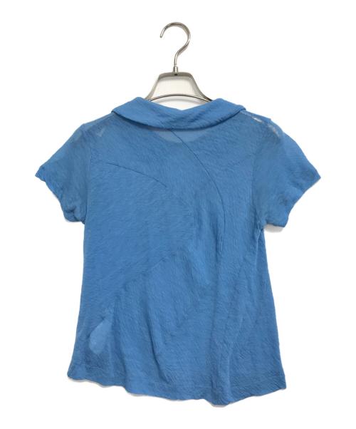 COMME des GARCONS（コムデギャルソン）COMME des GARCONS (コムデギャルソン) 90'sシアーブラウス ブルー サイズ:表記なしの古着・服飾アイテム