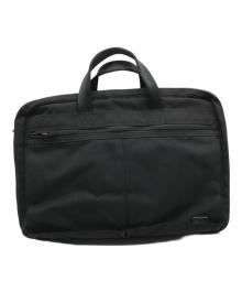 PORTER（ポーター）の古着「コーデュラナイロンブリーフケース」｜ブラック