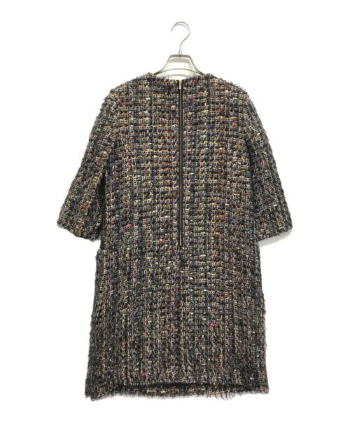 BEATING HEART（ビーティングハート）BEATING HEART (ビーティングハート) ツイードワンピース ブルー サイズ:1の古着・服飾アイテム