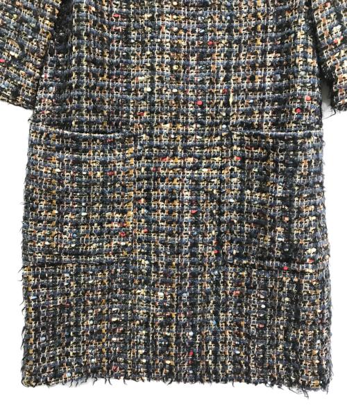 BEATING HEART（ビーティングハート）BEATING HEART (ビーティングハート) ツイードワンピース ブルー サイズ:1の古着・服飾アイテム