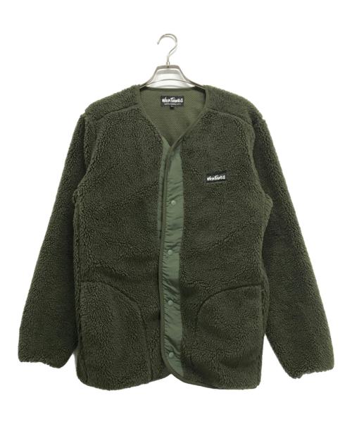 WILD THINGS（ワイルドシングス）WILD THINGS (ワイルドシングス) FLUFFY BOA CRADIGAN カーキ サイズ:Lの古着・服飾アイテム