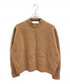 LE CIEL BLEUルシェルブルー）の古着「Wool Cashmere Crew Neck」｜ブラウン