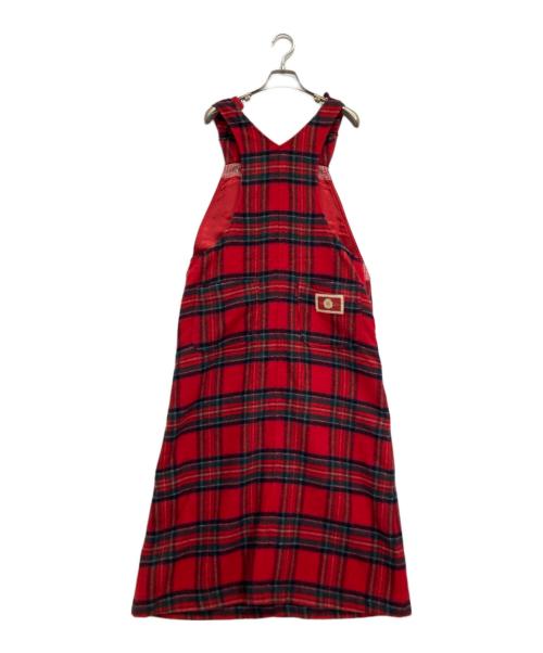 PINK HOUSE（ピンクハウス）PINK HOUSE (ピンクハウス) オーバーオール レッド サイズ:Fの古着・服飾アイテム