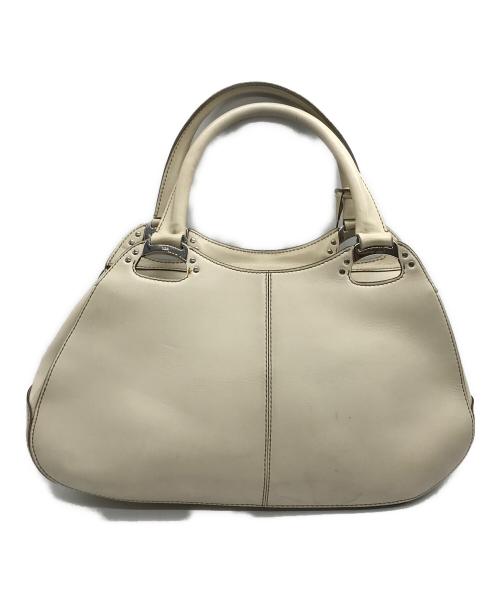 TOD'S（トッズ）TOD'S (トッズ) ハンドバッグ ホワイトの古着・服飾アイテム