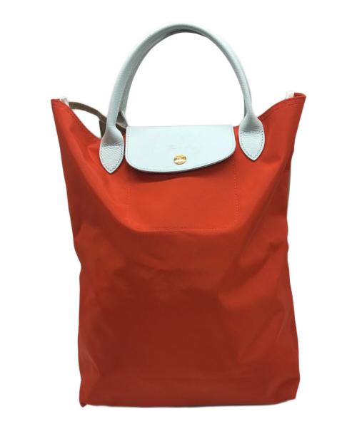 LONGCHAMP（ロンシャン）LONGCHAMP (ロンシャン) ハンドバッグ オレンジの古着・服飾アイテム