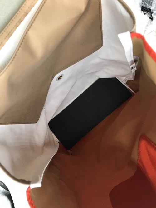 LONGCHAMP（ロンシャン）LONGCHAMP (ロンシャン) ハンドバッグ オレンジの古着・服飾アイテム