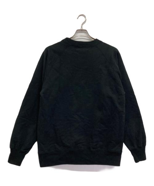 UNIVERSAL PRODUCTS.（ユニバーサルプロダクツ）UNIVERSAL PRODUCTS. (ユニバーサルプロダクツ) YAAH CREW SWEAT ブラック サイズ:2の古着・服飾アイテム