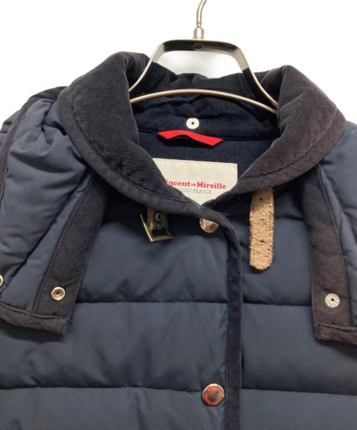 VINCENT ET MIREILLE（ヴァンソンエミレイユ）VINCENT ET MIREILLE (ヴァンソンエミレイユ) Dessin (デッサン) ダウンジャケット ネイビー サイズ:1の古着・服飾アイテム