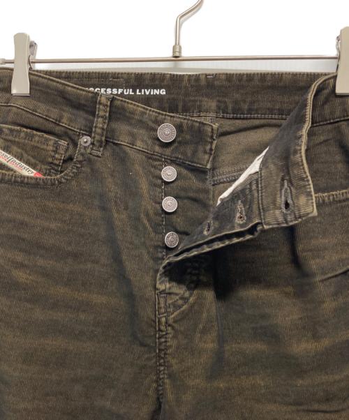 DIESEL（ディーゼル）DIESEL (ディーゼル) D-SIREコーデュロイパンツ イエロー サイズ:W23の古着・服飾アイテム