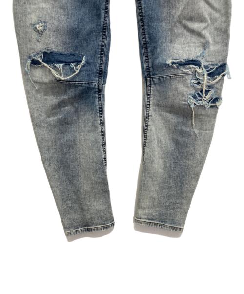 DIESEL（ディーゼル）DIESEL (ディーゼル) FAYZA-NEダメージ加工デニムパンツ ブラック サイズ:W23の古着・服飾アイテム