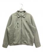POLO RALPH LAURENポロ・ラルフローレン）の古着「ダブルニットフルジップジャケット」｜グリーン