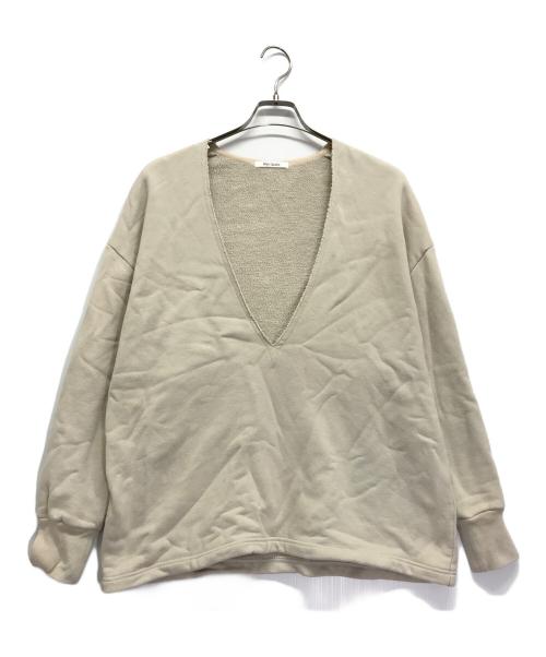 Whim Gazette（ウィムガゼット）Whim Gazette (ウィムガゼット) ガゼット プルオーバー スウェット ベージュ サイズ:Fの古着・服飾アイテム