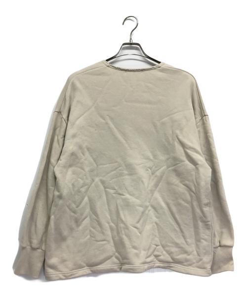 Whim Gazette（ウィムガゼット）Whim Gazette (ウィムガゼット) ガゼット プルオーバー スウェット ベージュ サイズ:Fの古着・服飾アイテム