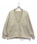 Whim Gazette（ウィムガゼット）の古着「ガゼット プルオーバー スウェット」｜ベージュ