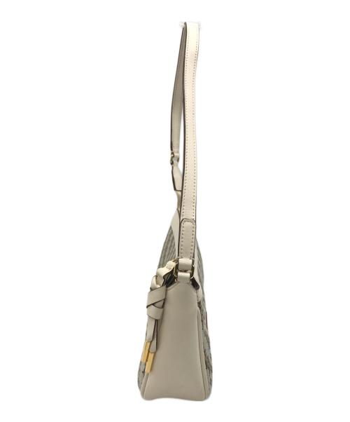 BALLY（バリー）BALLY (バリー) モノグラムポーチ ホワイトの古着・服飾アイテム