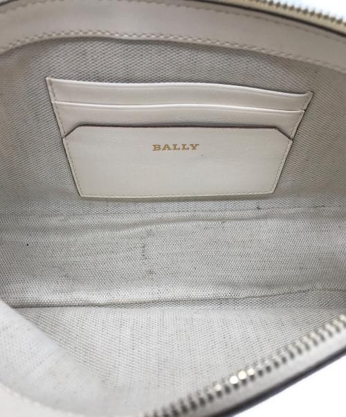 BALLY（バリー）BALLY (バリー) モノグラムポーチ ホワイトの古着・服飾アイテム