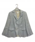 ARMANI COLLEZIONIアルマーニ コレツィオーニ）の古着「ジャケット」｜ベージュ×ブルー