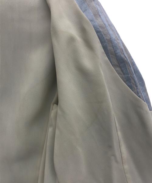 ARMANI COLLEZIONI（アルマーニ コレツィオーニ）ARMANI COLLEZIONI (アルマーニ コレツィオーニ) ジャケット ベージュ×ブルー サイズ:8の古着・服飾アイテム