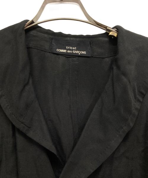 tricot COMME des GARCONS（トリココムデギャルソン）tricot COMME des GARCONS (トリココムデギャルソン) サテンコート ブラック サイズ:記載なしの古着・服飾アイテム