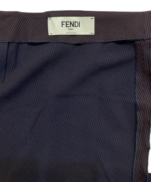 FENDI（フェンディ）FENDI (フェンディ) ラップスカート ブラウン サイズ:Sの古着・服飾アイテム