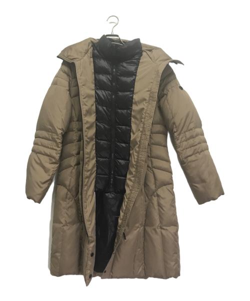 Calvin Klein（カルバンクライン）Calvin Klein (カルバンクライン) ダウンコート ベージュ サイズ:Mの古着・服飾アイテム
