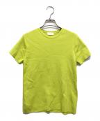 BALLSEYボールジィ）の古着「ハイゲージコットンハーフスリーブプルオーバー」｜黄緑