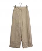 BALLSEYボールジィ）の古着「ストレッチボタニーワイドパンツ」｜ベージュ