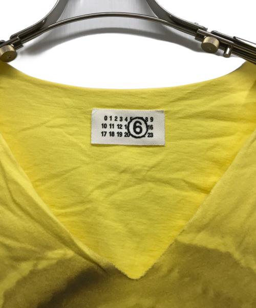 MM6 Maison Margiela（エムエムシックスメゾンマルジェラ）MM6 Maison Margiela (エムエムシックス メゾンマルジェラ) 6デザインカットソー イエロー サイズ:Mの古着・服飾アイテム