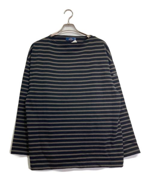 SAINT JAMES（セントジェームス）SAINT JAMES (セントジェームス) ボーダーカットソー オリーブ サイズ:記載なしの古着・服飾アイテム