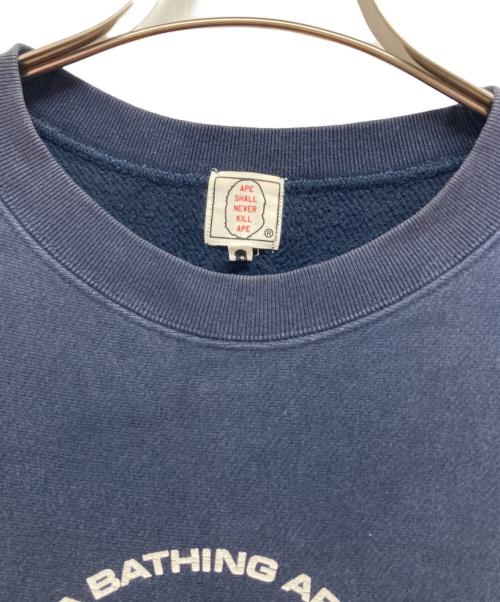 A BATHING APE（ア ベイシング エイプ）A BATHING APE (ア ベイシング エイプ) スウェット ネイビー サイズ:Mの古着・服飾アイテム