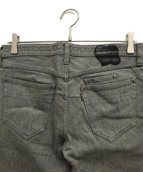 n(n) by NUMBER (N)INE（エヌエヌバイナンバーナイン）n(n) by NUMBER (N)INE (エヌエヌバイナンバーナイン) デニムパンツ グレー サイズ:2の古着・服飾アイテム