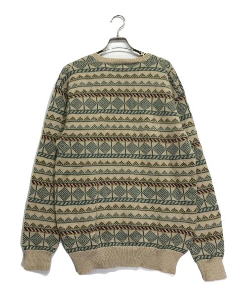 KARL HELMUT（カールヘルム）Karl Helmut (カールヘルム) 総柄アルパカニット ベージュ サイズ:ーの古着・服飾アイテム