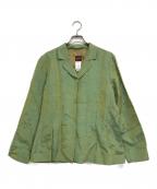 KENZOケンゾー）の古着「玉虫色ジャケット」｜グリーン