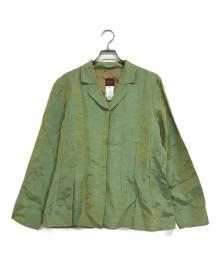 KENZO（ケンゾー）の古着「玉虫色ジャケット」｜グリーン