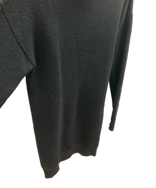ALEXANDER WANG（アレキサンダー・ワン）ALEXANDER WANG (アレキサンダーワン) 襟バイカラーニットワンピース ブラック サイズ:XSの古着・服飾アイテム