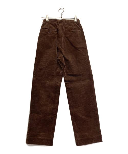 leno（リノ）LENO (リノ) CORDUROY TROUSERS ブラウン サイズ:1の古着・服飾アイテム