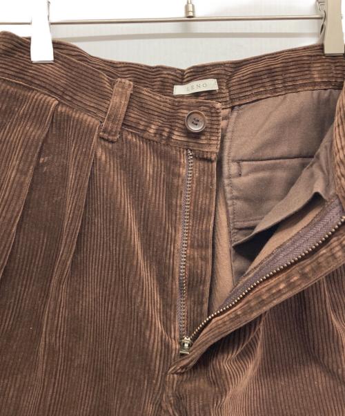 leno（リノ）LENO (リノ) CORDUROY TROUSERS ブラウン サイズ:1の古着・服飾アイテム