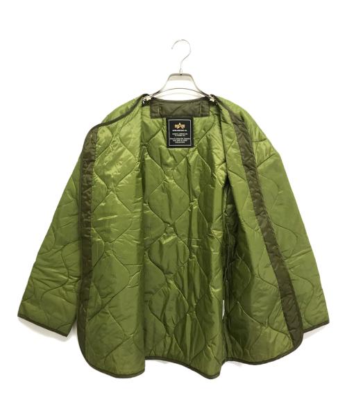 ALPHA（アルファ）ALPHA (アルファ) キルティングジャケット グリーン サイズ:2の古着・服飾アイテム