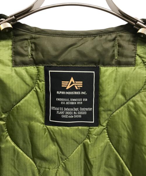 ALPHA（アルファ）ALPHA (アルファ) キルティングジャケット グリーン サイズ:2の古着・服飾アイテム